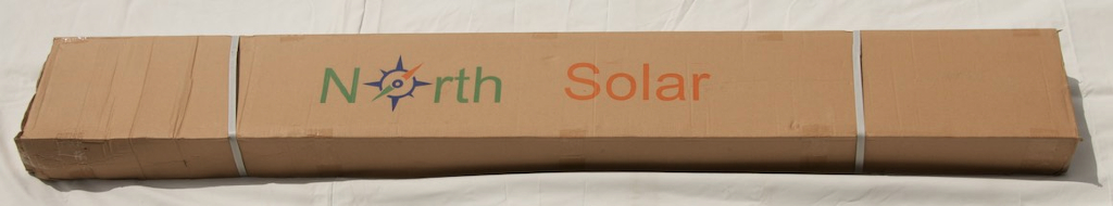 Stand for North Solar hotwater system is packaged in a carton